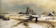 unknow artist The Thaw oil on canvas